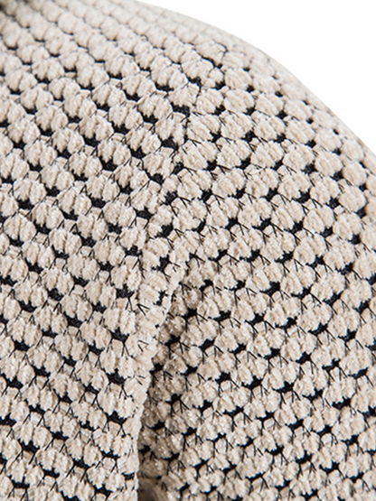 Langer Strickpullover mit Kapuze für Herren