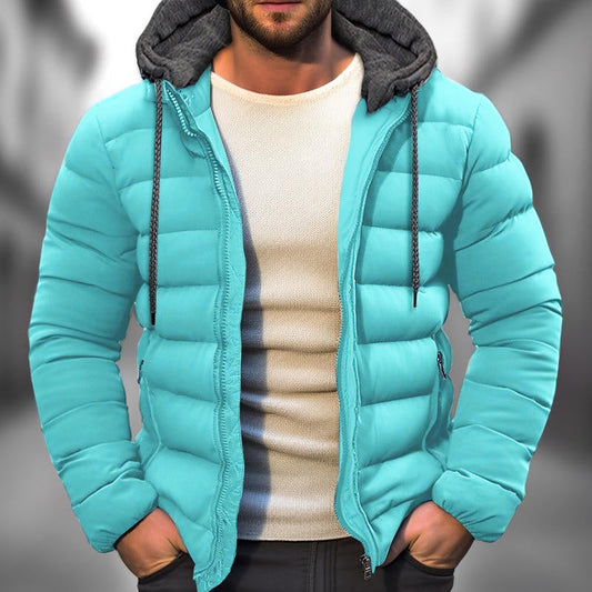 Gesteppte Kapuzenjacke für Herren