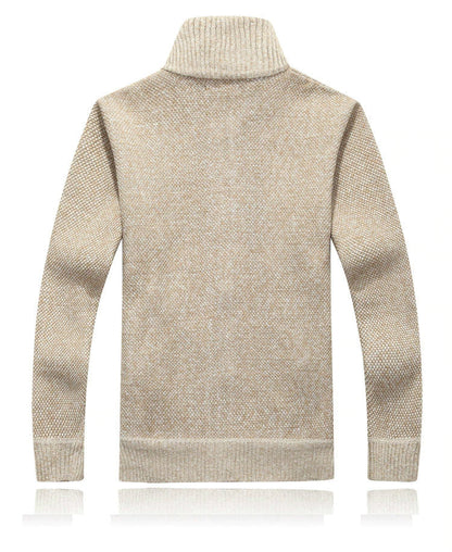 Herren-Strickjacke mit Reißverschluss