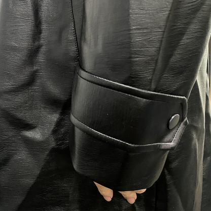 Knielanger, zweireihiger Trenchcoat für Herren