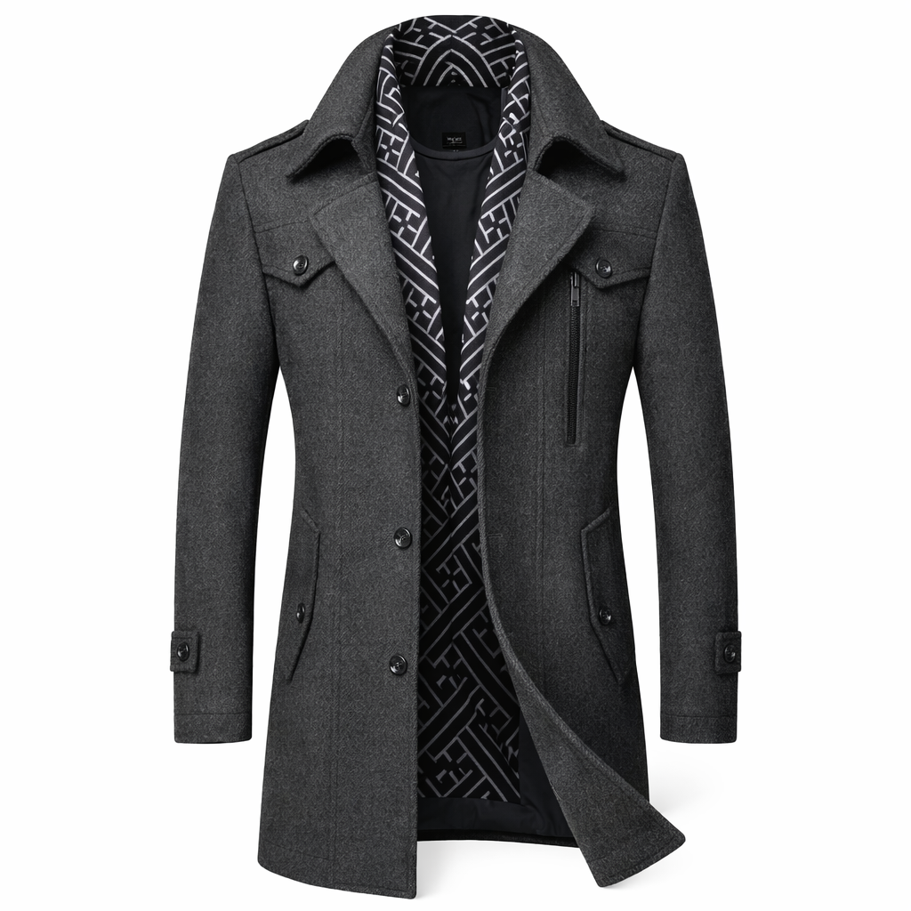 FRESH LABEL | Edward Wollen Overjas