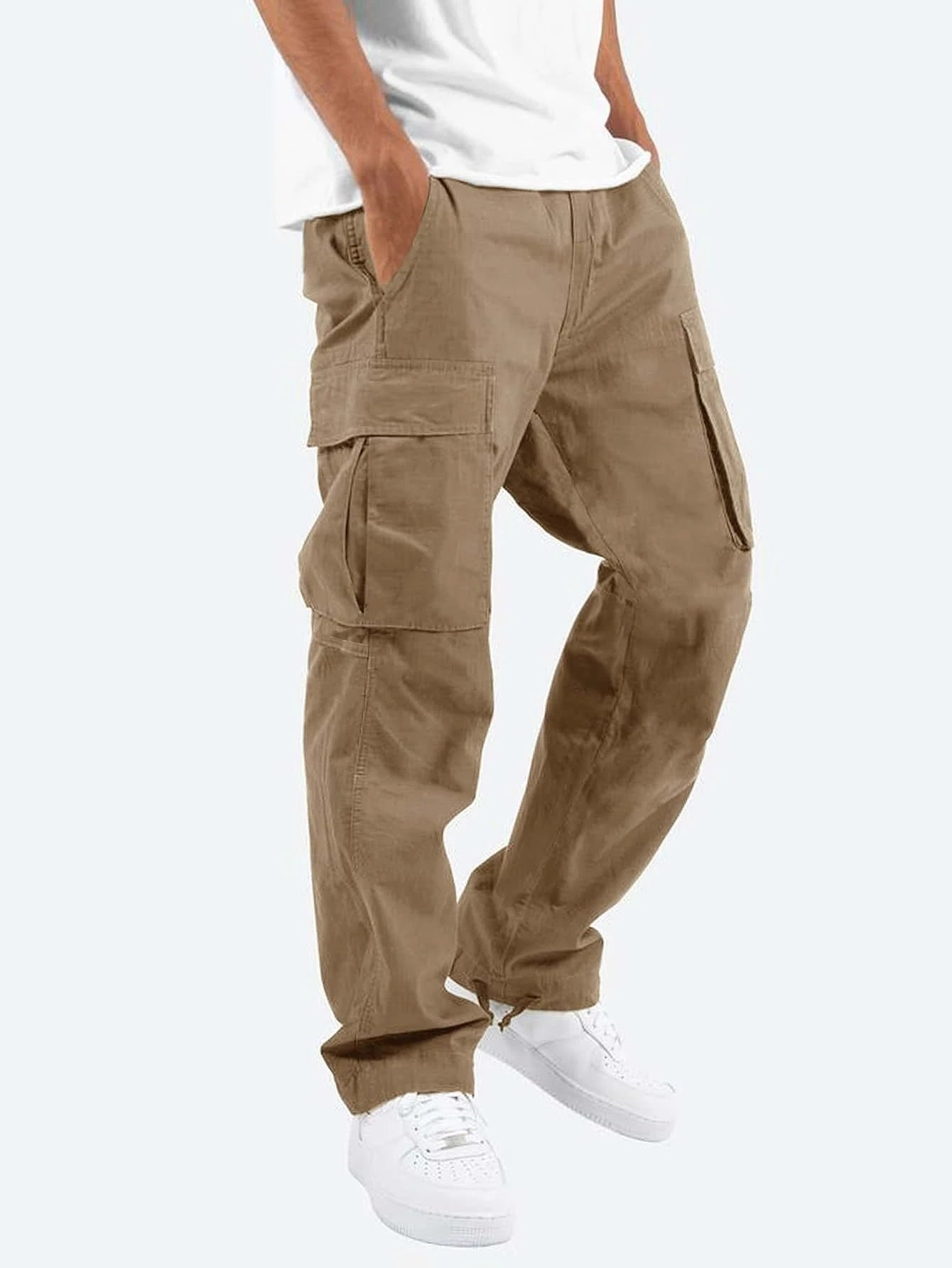 Herren Cargo-Hose mit weitem Schnitt – Freizeit & Utility-Hose