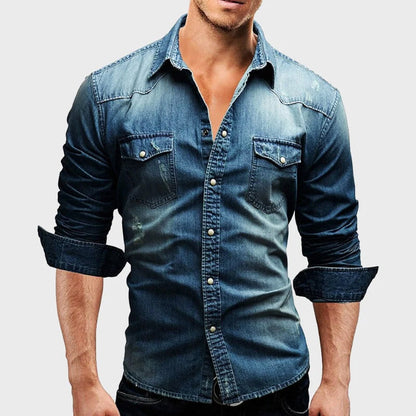 Davide Costa Miami Denim Shirt