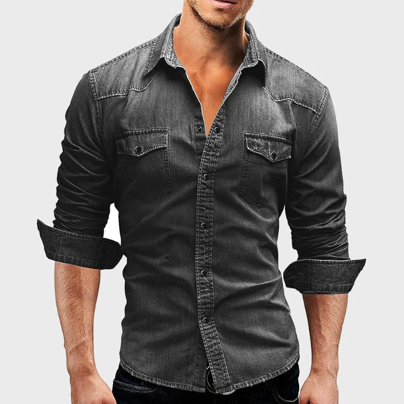 Davide Costa Miami Denim Shirt