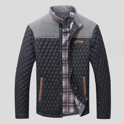 Geknöpfte Steppjacke für Herren