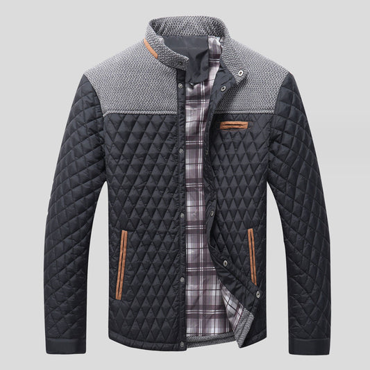Geknöpfte Steppjacke für Herren