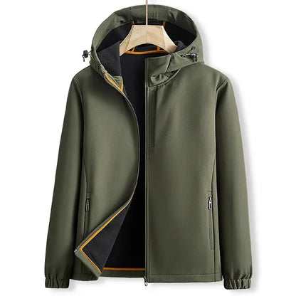 Herren Bomberjacke mit Kapuze Elegant