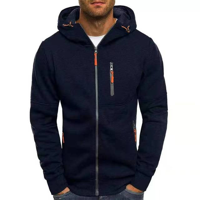 Juan - Kapuzenjacke mit Reißverschluss - Sportlich - Leicht - Ideal für Herbst/Winter