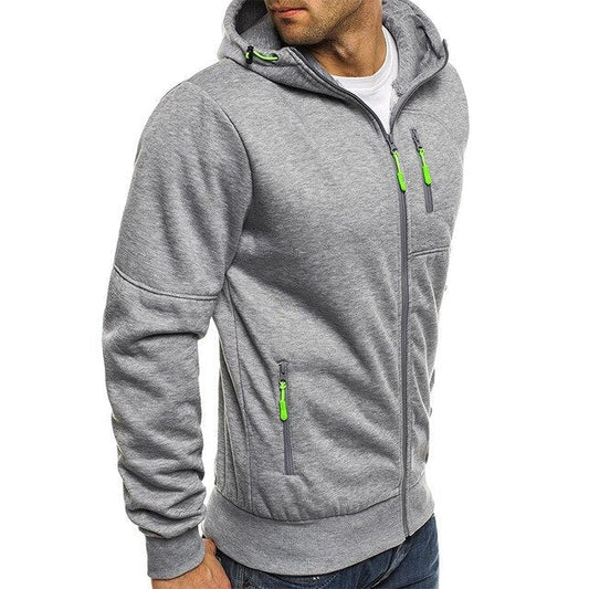 Juan - Kapuzenjacke mit Reißverschluss - Sportlich - Leicht - Ideal für Herbst/Winter
