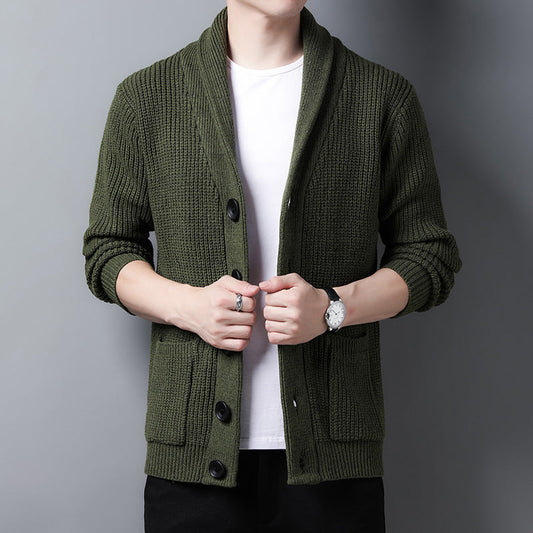 Strickjacke mit Schalkragen für Herren