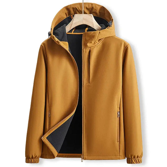 Herren Bomberjacke mit Kapuze Elegant