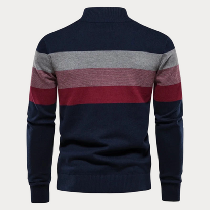 Pullover mit halbem Reißverschluss für Herren