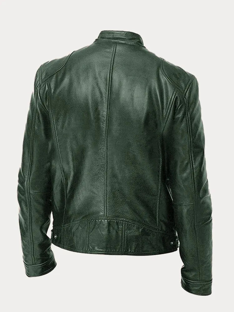 Lässige Lederjacke für Männer
