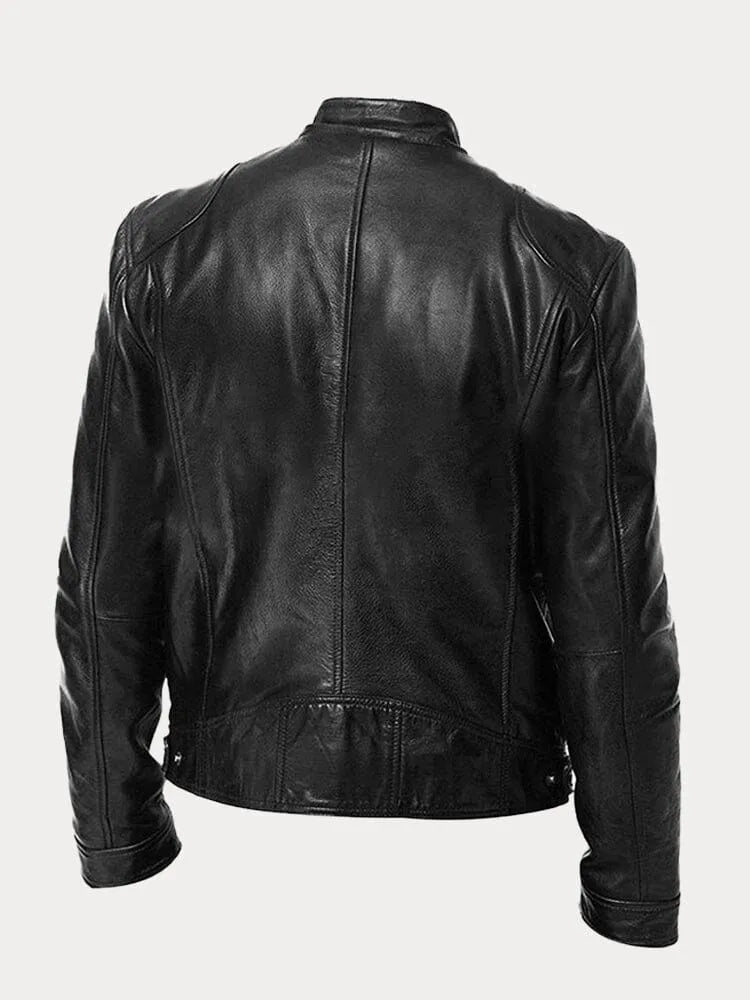 Lässige Lederjacke für Männer