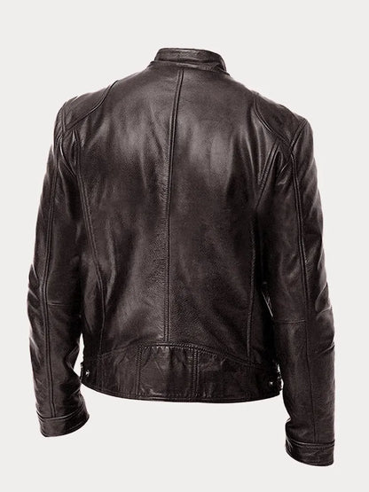Lässige Lederjacke für Männer