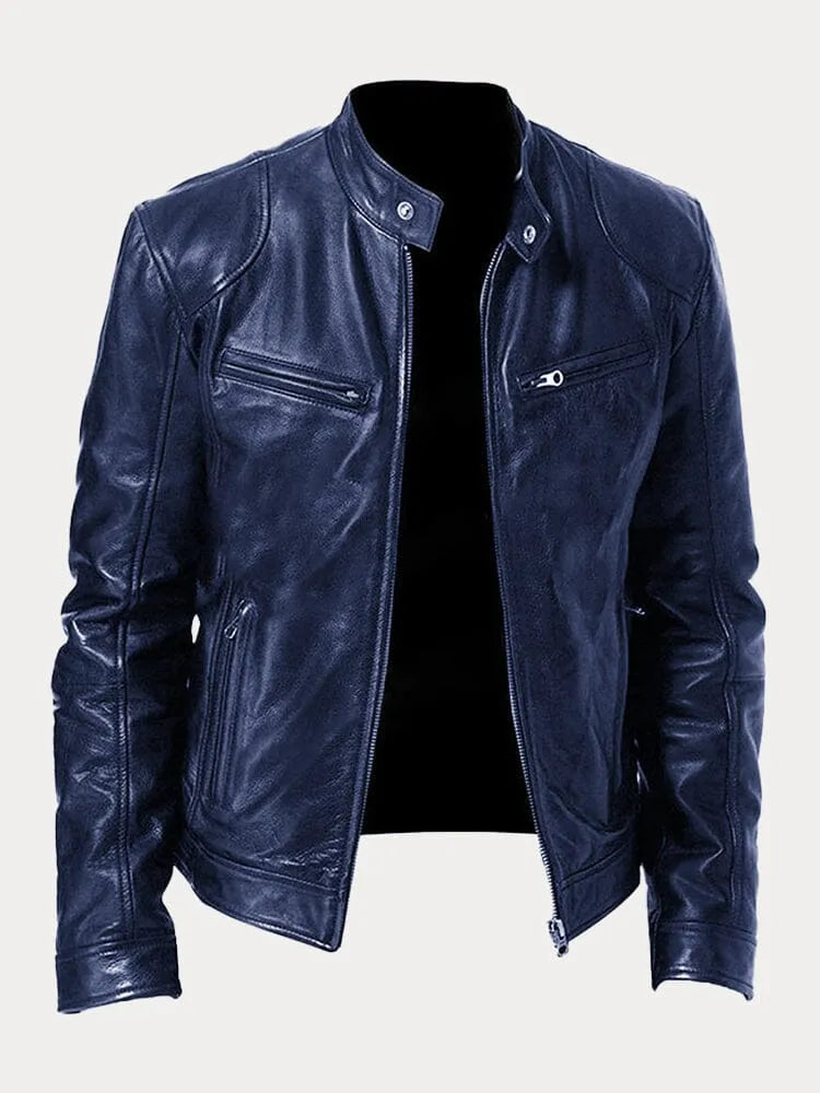Lässige Lederjacke für Männer