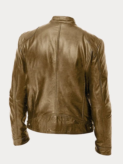 Lässige Lederjacke für Männer