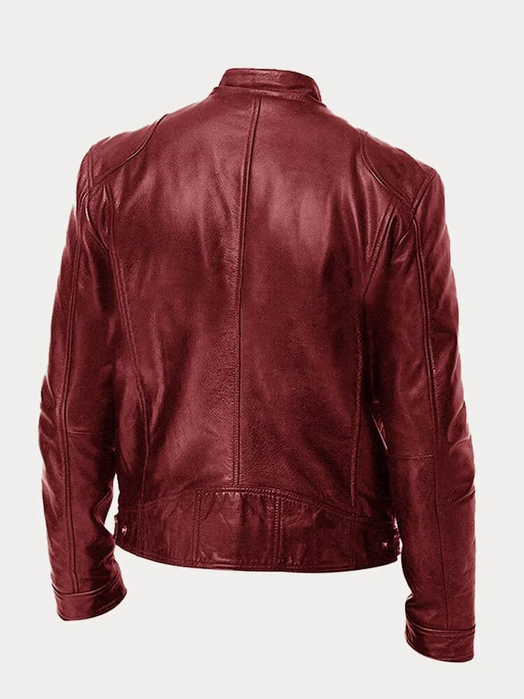 Lässige Lederjacke für Männer