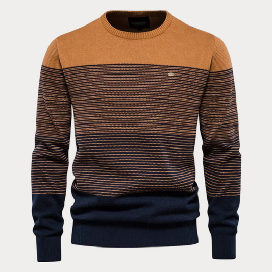 Rundhals-Strickpullover für Herren