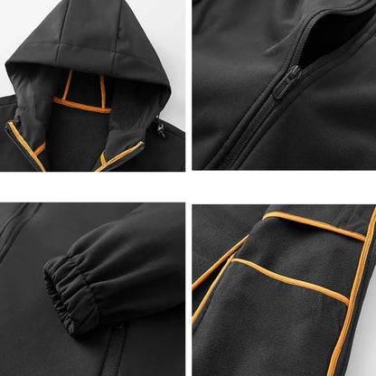 Herren Bomberjacke mit Kapuze Elegant