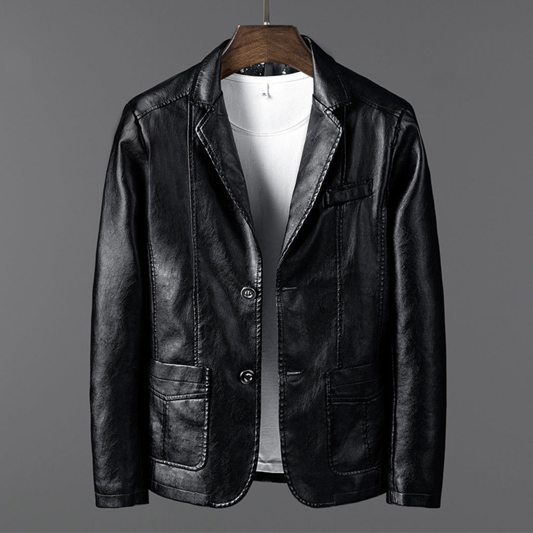 LUXURIOUS BUSINESS LEATHER JACKET