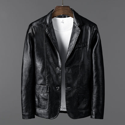 LUXURIOUS BUSINESS LEATHER JACKET