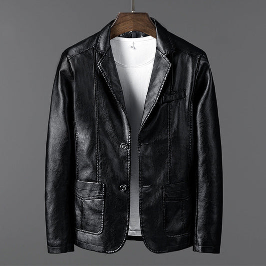 LUXURIOUS BUSINESS LEATHER JACKET