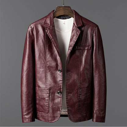 LUXURIOUS BUSINESS LEATHER JACKET
