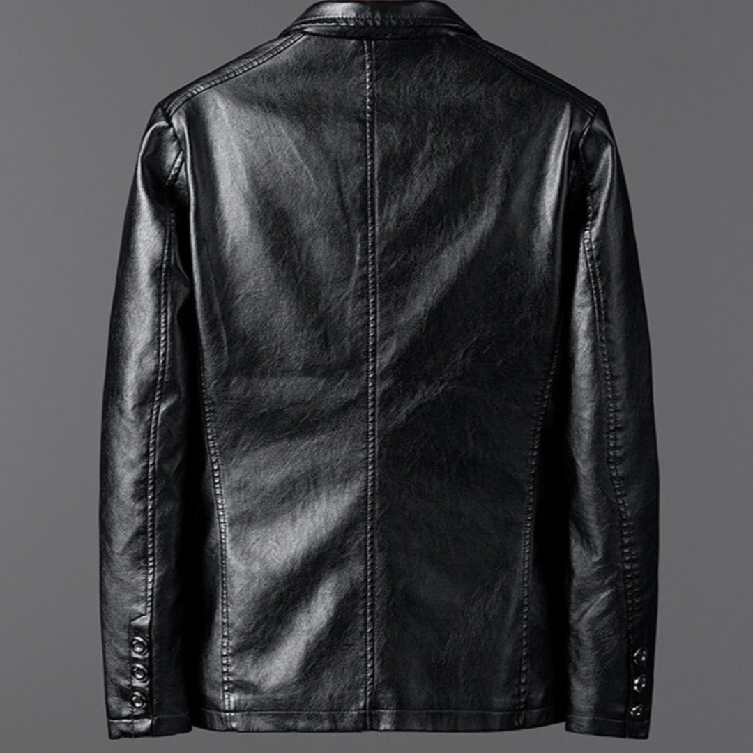 LUXURIOUS BUSINESS LEATHER JACKET