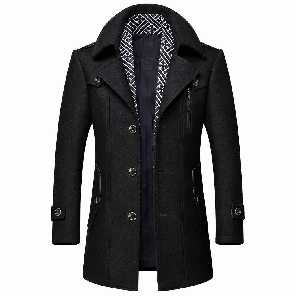 FRESH LABEL | Edward Wollen Overjas