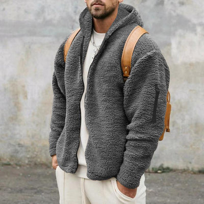 Warme, lockere Jacke für Herren