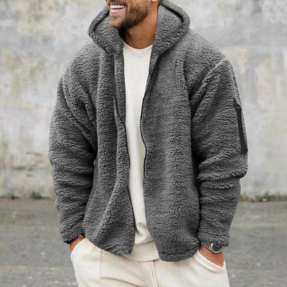 Warme, lockere Jacke für Herren