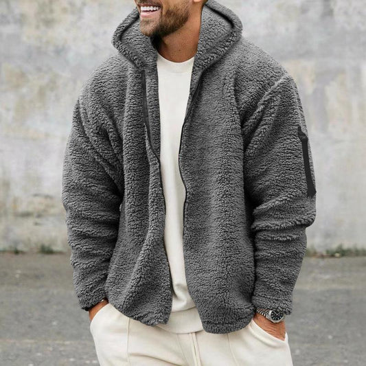 Warme, lockere Jacke für Herren