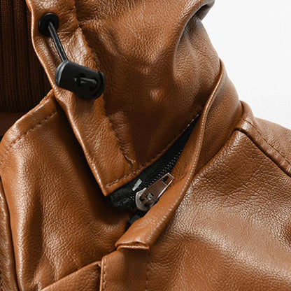 Vintage-Mantel mit mehreren Taschen für Herren